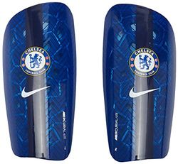 Nike CFC NK Merc LT GRD-FA20, Unisex benskydd – vuxen, rush blå/svart (vit)