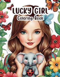 Lucky Girl Coloring Book