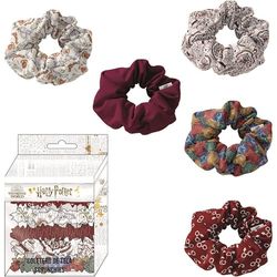 CERDÁ LIFE'S LITTLE MOMENTS - Pack 5 Elastici per Capelli con Disegni di Harry Potter - Licenza Ufficiale Warner Bros