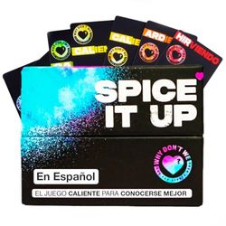 SPICE IT UP en Español. El juego de Parejas más Romántico y Divertido. Con Preguntas, Retos y Más - El Mejor Regalo para parejas