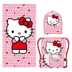 Hello Kitty Rosa Badhandduk - Märke EAN: 8445484470802