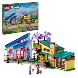 LEGO Friends Olly en Paisley's huizen Speelgoed, Speelhuis Bouwpakket met Personages Poppetjes en Poppenhuis met Twee Verdiepingen, Cadeau voor Meisjes, Jongens en Kinderen van 7 jaar en Ouder 42620