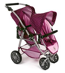 Bayer Chic Poussette Double 2000 689 29 Vario - Mauve/Rose