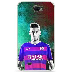 Cover TPU Gel Morbido Samsung Galaxy Note 2 Design Neymar