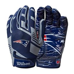 Wilson Guanti da Football Americano NFL TEAM SUPER GRIP, Taglia Unica per Ragazzi, Silicone/Lycra Elasticizzata