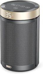 Dreo Atom 316, energiebesparende ventilatorkachel, 34 dB, stil, 1500 W, PTC-keramiek, thermostaat, oververhittings- en kantelbeveiliging, 12 uur timer, elektrische verwarming voor kamers en