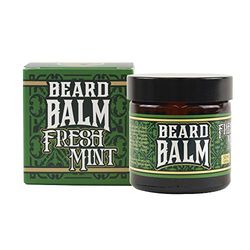 HEY JOE! - Balsamo Per Barba N. 7 Menta Fresca - Balsamo Idratante Per Barba Da Uomo Al Profumo Di Menta E Pino - Cura Della Barba Per Una Barba Sana - Balsamo Per Barba 60 ml