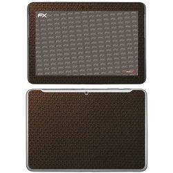 atFoliX FX-Honeycomb - Skin para Samsung Galaxy Tab 2 10.1, Color marrón