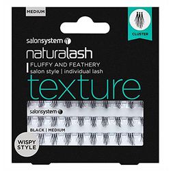Salon System Naturalash Cils individuels Texture (Wispy Style) Taille M