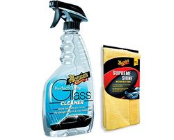 Meguiar's Perfect Clarity Glass Cleaner with Supreme Shine Microfiber Cloth