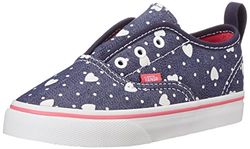 Vans T autentiska, unisex-barntränare med låg topp-tå