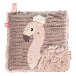 Fehn Flamingo-kersenpitkussen, knuffelkussen met uitneembare warmte-/koudezak voor baby's en peuters