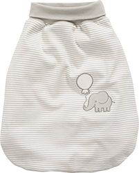 Schnizler Unisex Kid's Strampelsack Interlock Elefant Sleeping Bag, Beige (Natur 2), One Size