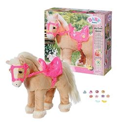 BABY born 831168 My Cute Horse - Speelgoed voor kids - Gemakkelijk voor kleine handen, creatief spelen, promoot emphatie & Sociale vaardigheden, 3+ jaar - Inclusief Zadel, hoofdstel en pinnen