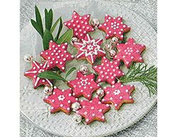 Serviettes de papier Pink cookies 33x33cm. 20u.