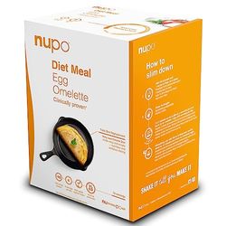 NUPO Diet Meal Omelette aux œufs – Repas de régime premium pour la gestion du poids I Substitut de repas complet pour le contrôle du poids I 10 portions I Végétalien, sans gluten, sans OGM