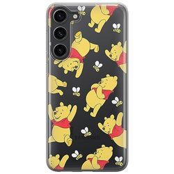 ERT GROUP mobiel telefoonhoesje voor Samsung S23 origineel en officieel erkend Disney patroon Winnie the Pooh & Friends 043 optimaal aangepast aan de vorm van de mobiele telefoon, gedeeltelijk bedrukt