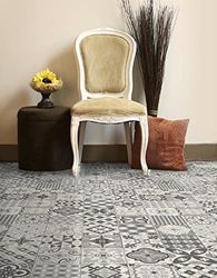Tadi & Imperio1979 Tapis en Vinyle hydraulique Multicolore pour Cuisine, Couloir, Toilettes, Chambres avec Envers PVC antidérapant.