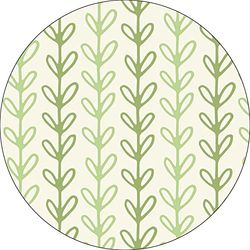 Bonateks, Ronde digitaal bedrukte muismat, antislip onderkant, voor kantoor en thuis, diameter: 22 cm