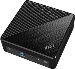 MSI Cubi N ADL Intel N100 Desktop PC, NUC, SFF, Mini Computer, HTPC, (4GB RAM, 128GB SSD, Windows 11 PRO), UHD Graphics/Type C/HDMI/DisplayPort/Dual LAN/WiFi 5/BT 5.1/VESA