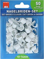 Max Hauri 135544 Set per Nail Art, Bianco