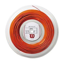 Wilson Revolve 16 Reel Maximum Spin, Corda da Tennis Unisex-Adulto, Arancione, 1.30 mm, 200 m