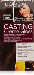 LOreal Paris Casting Creme Gloss Baño De Color 323 Chocolate Negro