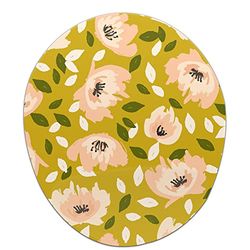 Bonamaison, Alfombrilla de ratón ergonómica con reposamuñecas, impresión Digital, antitendón, Antideslizante, para Oficina y hogar, tamaño: 20 x 23 cm