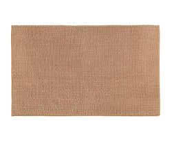Gözze - Alfombrilla de baño antideslizante, muy suave, microfibra, 70 x 120 cm - Castaña