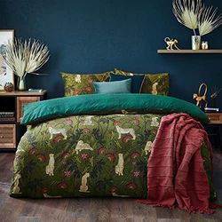 furn. Tropica Cheetah Dekbedovertrek Set, veelkleurig, King
