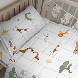 Mini savanna Juego nórdico 2 piezas 100x120 cm (Cuna)
