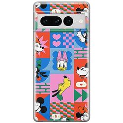 ERT GROUP mobiltelefonfodral för Google PIXEL 7 PRO originalt och officiellt licensierat Disney mönster Disney Friends 016 anpassad till formen på mobiltelefonen, fodral tillverkad av TPU-plast