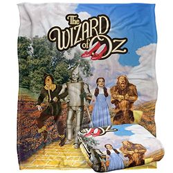 THE WIZARD OF OZ Silky Touch Super Soft Throw Blanket 152 x 127 cm