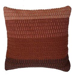 Soleil d'Ocre Kuddar, Bomull, Rouge, 45 x 45 cm