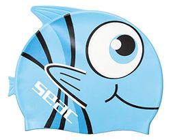 SEAC Fancy JR, Cuffia Nuoto pesciolino da Piscina e Mare in Silicone ipoallergenico per Bambini