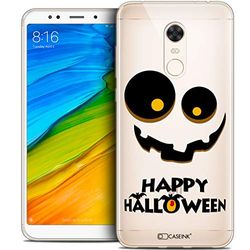 CASEINK Fodral för Xiaomi Redmi 5 Plus (6) fodral [kristallgel HD kollektion halloween design glad - mjuk - ultratunn - tryckt i Frankrike]