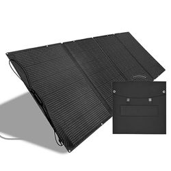 Panel solar plegable 400W impermeable, 39.6V/10.1A, 2 USB-A QC3.0, Type-C PD 45W, compatible con dispositivos móviles y carga en exteriores.