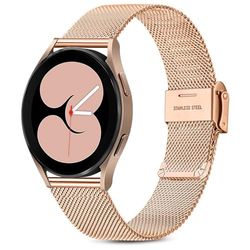 Issinlky horlogeband voor Galaxy Watch 4, 20mm roestvrijstalen metalen band voor Galaxy Watch 7/FE/6/5/4 40mm 44mm/6 Classic/4 Classic/Watch 5 Pro/Watch 3 41mm/Active 2/Galaxy Watch 42mm