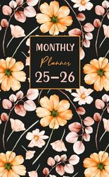 25-26 Monthly Planner: Keep Everyday Noted with This 2-Year Pocket Organizer from JANUARY 2025 to DECEMBER 2026 includes Holidays Small size for Purse