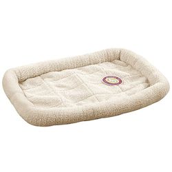 Slumber Pet Sherpa Krat huisdierenbed met Bumper-Style demping voor comfort in krat