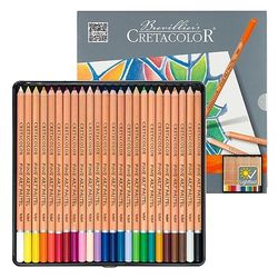 Cretacolor Pastelpotloden | pastelstiften met hoge lichtechtheid | 24 kleuren