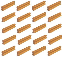 cyclingcolors 20x zoccolo di montaggio 60mm telaio porta finestra bovindo montaggio mobili da cucina marrone