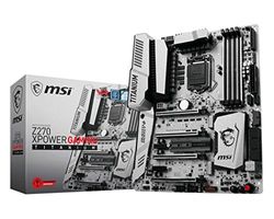 MSI Intel Z270 Xpower Gaming Titanium 7th/6th Gen USB2 Motherboard - Black (Intel Core i3/i5/i7 Processor, LGA 1151, Dual Channel DDR4, USB 3.1, PCI-E 3.0, PCI-E x1, Sata 6 GB)