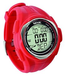 SEAC Partner, Computer da Polso per Immersioni in Apnea Unisex Adulto, Rosso, Standard