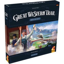 Eggertspiele | Great Western Trail 2. Edition – Rails to the North | förlängning | finsmakare spel | strategispel | 1–4 spelare | Från 12+ år | 75–150 minuter | tyska