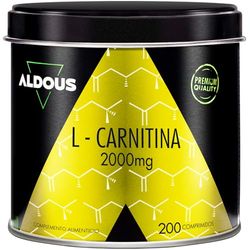 L Carnitine 2000mg - 200 Comprimés Pre Workout - Energie, Résistance et Récupération Musculaire - Haute Dose Extra Fort 2932mg Tartrate de L Carnitine Pure - Vegan, Sans Gluten - ALDOUS