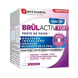 Forté Pharma - BrûlActiv Fort 50+ | Complément Alimentaire Brûleur de Graisses - Dégradation des Graisses installées | 60 Gélules