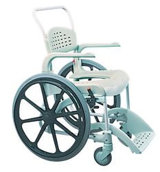 Etac Clean Self Propelled Shower Commode Chair, Ergonomic and Durable Design for Enhanced Comfort, Hygiene, and Mobility in Personal Care Situations