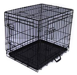 petSpain 016251 Cage Pliable, 75 x 52 x 61 cm, M, Noir