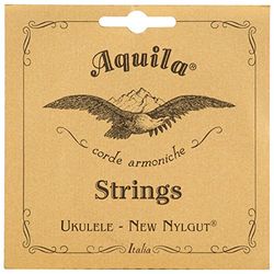 Aquila New Nylgut – Cuerdas para ukelele tenor aq-11 alta D & DGBE – Set de 4 cuerdas